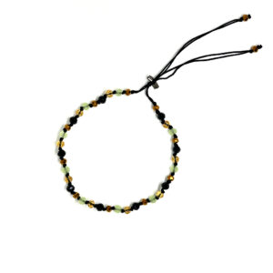 Glas Facett Perlen Armband Marrakesch