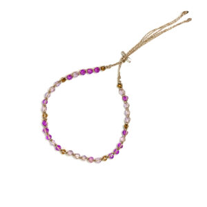 Glas Facett Perlen Armband Paris